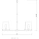 Callista 5 Light 33 inch Rubbed Brass Chandelier Ceiling Light