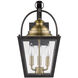 Savannah 3 Light 17 inch Oil-Rubbed Bronze Exterior Wall Mount