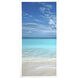 Come Sea Me Blue and Beige and White Framed Art