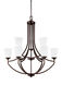Hanford 9 Light 33 inch Bronze Chandelier Ceiling Light
