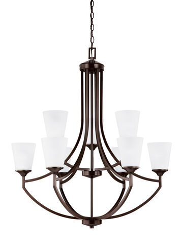 Hanford 9 Light 33 inch Bronze Chandelier Ceiling Light