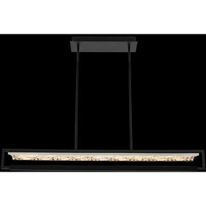 Capuccio Island Light Ceiling Light in Matte Black With Chrome