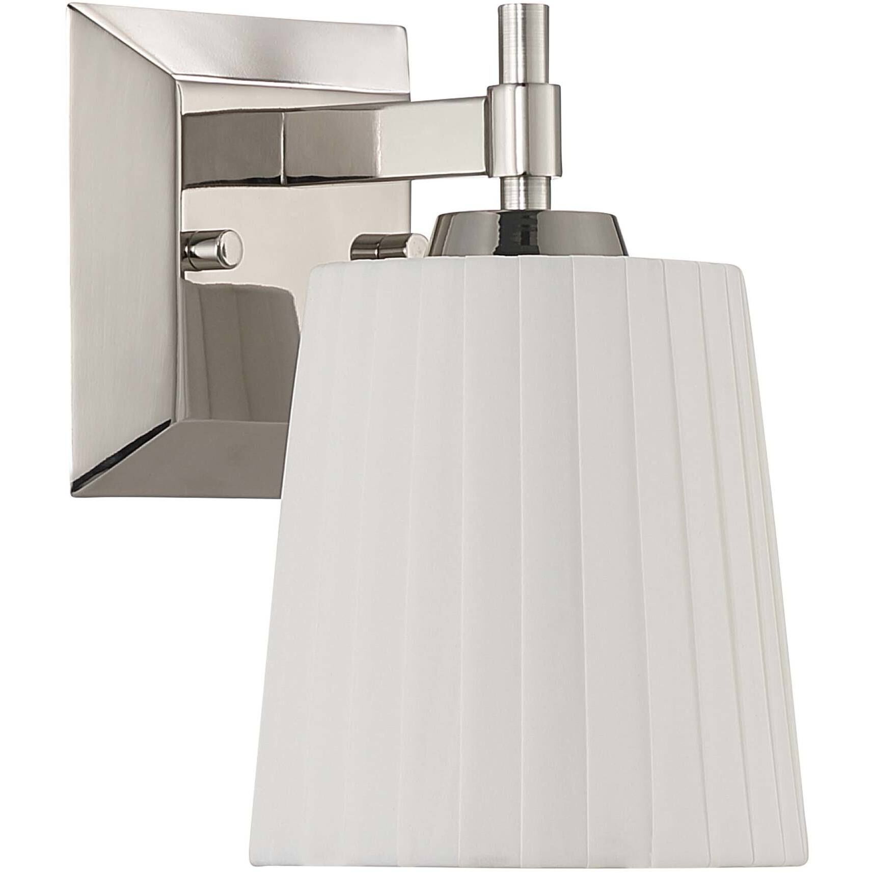 Yep Brilia 1 Light 5.5 inch Polished Nickel Wall Sconce Wall Light