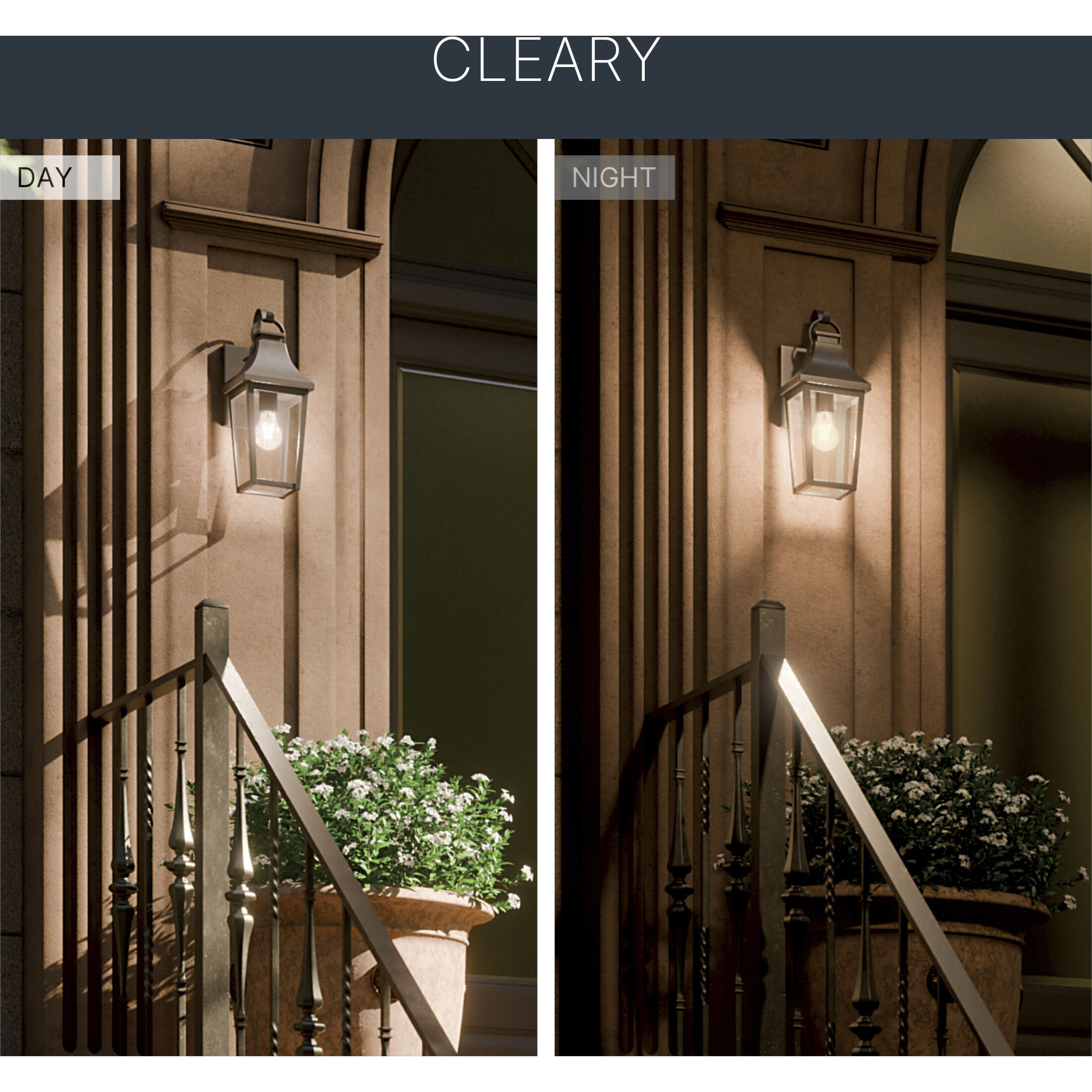 Cleary 1 Light 16 inch Olde Bronze Outdoor Wall Light