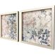 Paragon Pink and Blue and Multi and Orange Framed Art