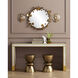Vinna Antique Brass Mirror