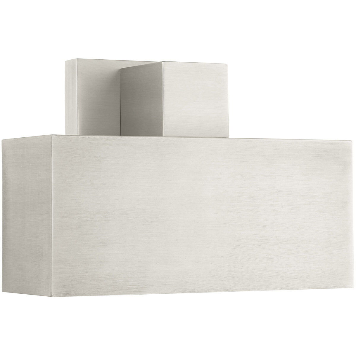 Lynx 1 Light 6 inch Brushed Nickel Outdoor ADA Wall Sconce