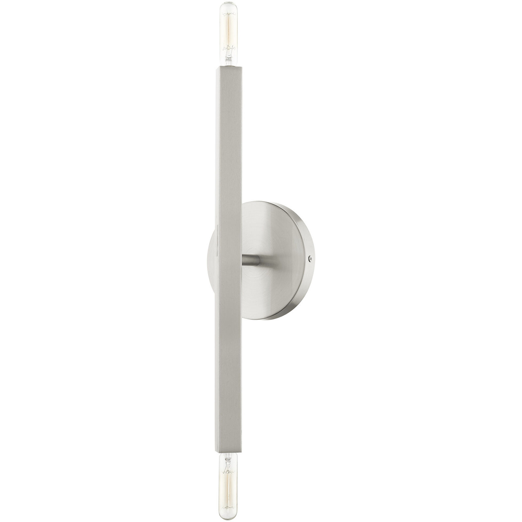 Monaco 2 Light 5 inch Brushed Nickel ADA ADA Sconce Wall Light