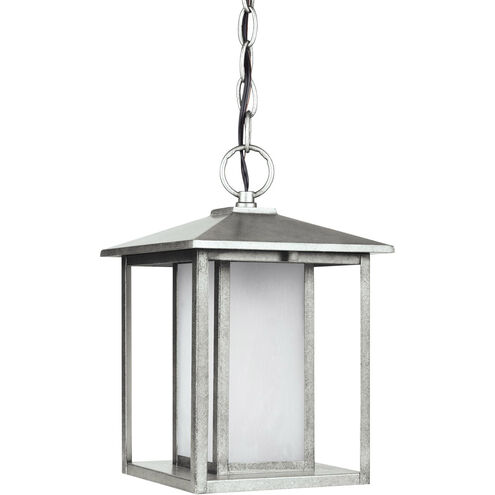 Hunnington LED 9 inch Weathered Pewter Outdoor Pendant