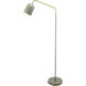 Parker II 64 inch 25 watt Seimens Grey Floor Lamp Portable Light