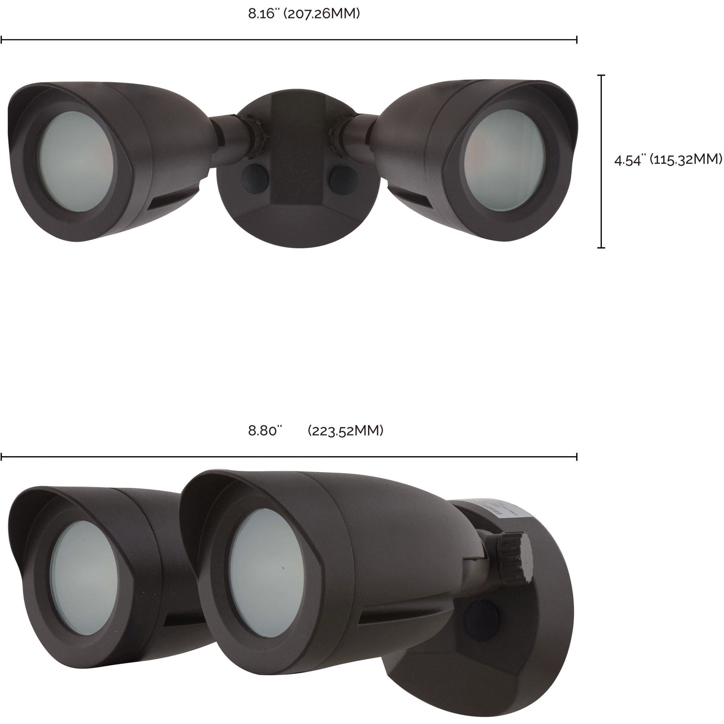 Brentwood LED 5 inch Bronze Security Light