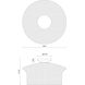 Alora Mood Kai 1 Light 16 inch Matte Black Semi-Flush Mount Ceiling Light