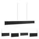 Beam 1 Light 2 inch Black Pendant Ceiling Light