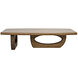 Douglas 72 X 37 inch Dark Walnut Coffee Table