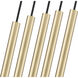 Forest Linear Chandelier Ceiling Light in Modern Gold