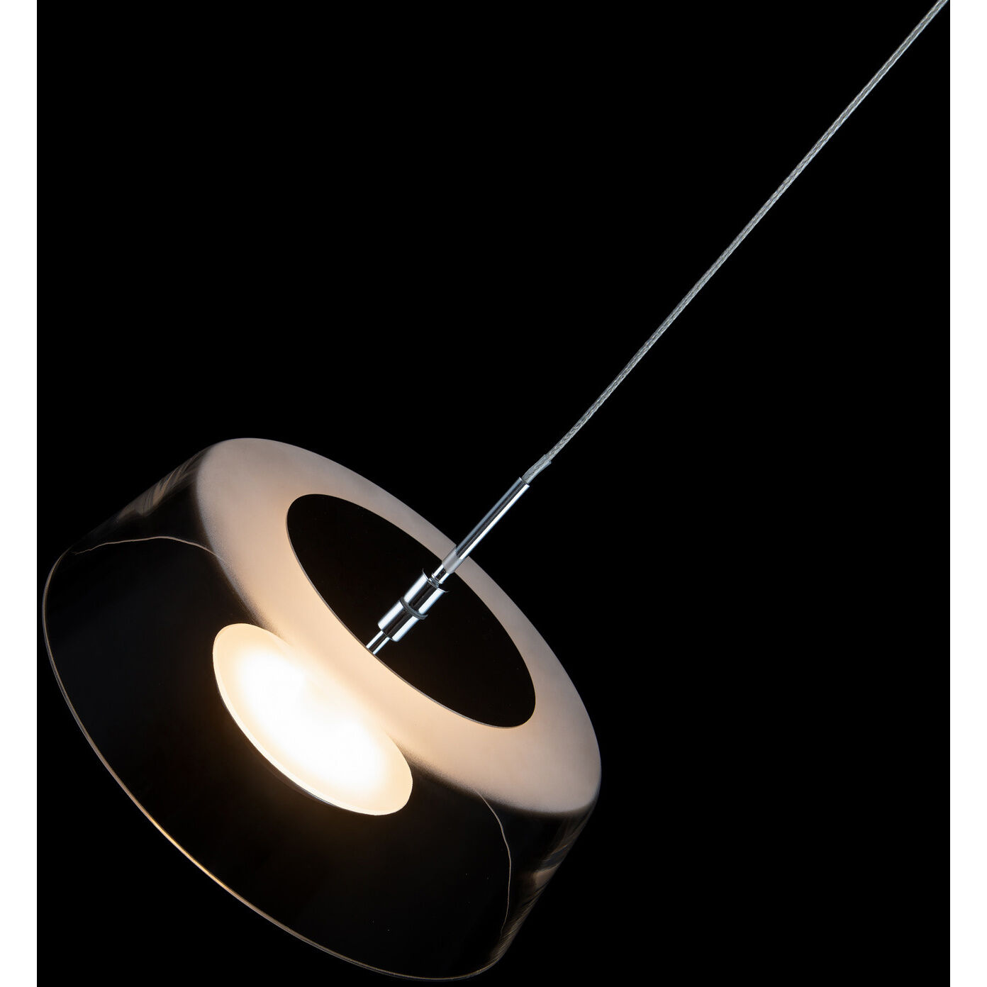 Branwen LED 9 inch Chrome Mini-Pendant Ceiling Light, dweLED