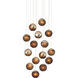 Pathos 15 Light 24 inch Silver Multi-Drop Pendant Ceiling Light