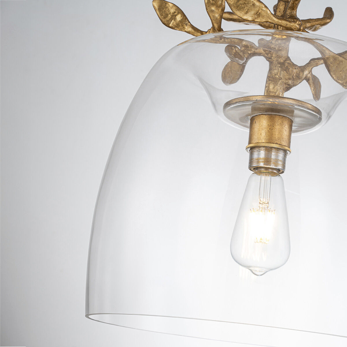 Audubon Park 1 Light 14 inch Gold Pendant Ceiling Light