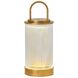 Sean Lavin Tawa 11 inch 2.20 watt Natural Brass Rechargeable Table Lamp Portable Light