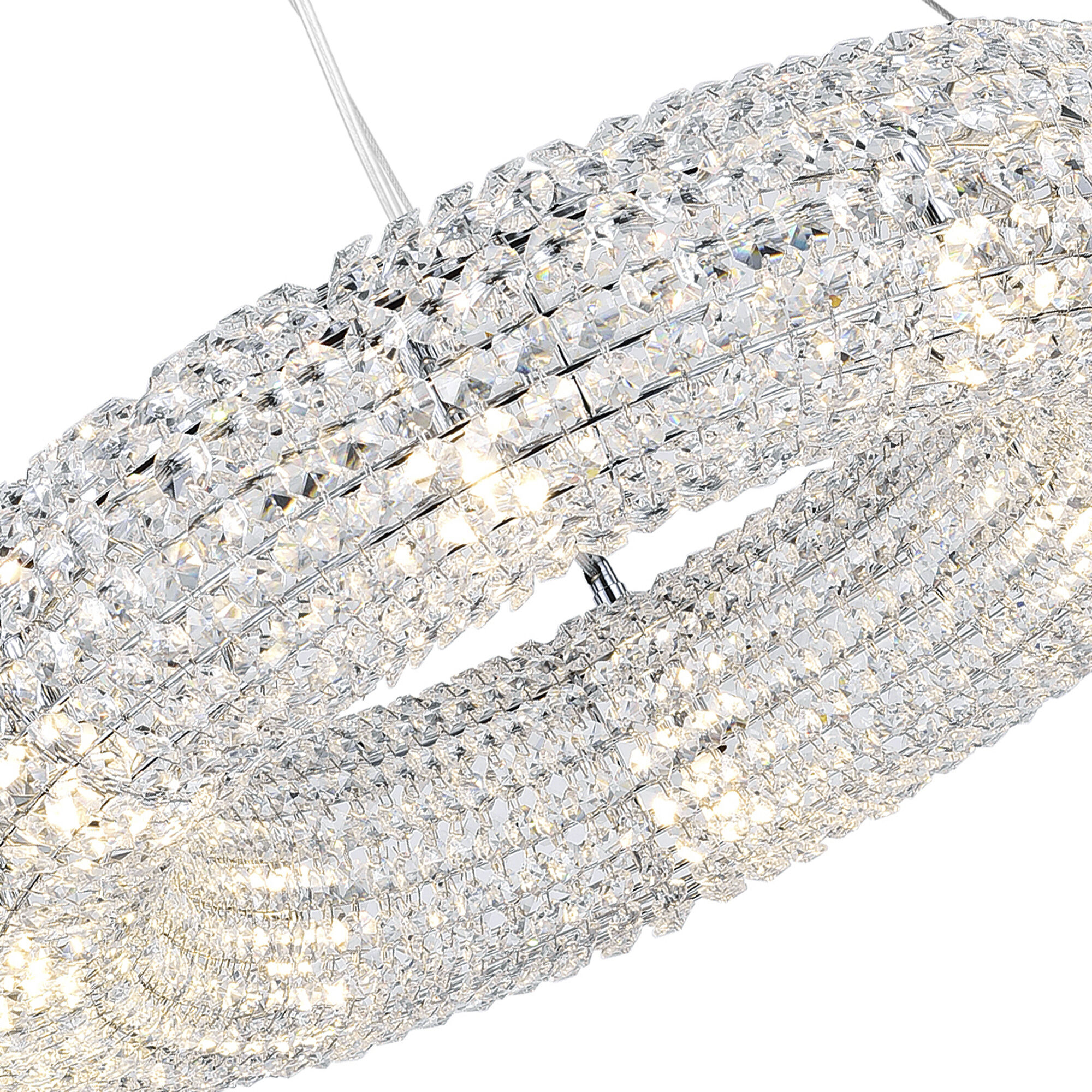 Veronique 8 Light 24 inch Chrome Down Chandelier Ceiling Light