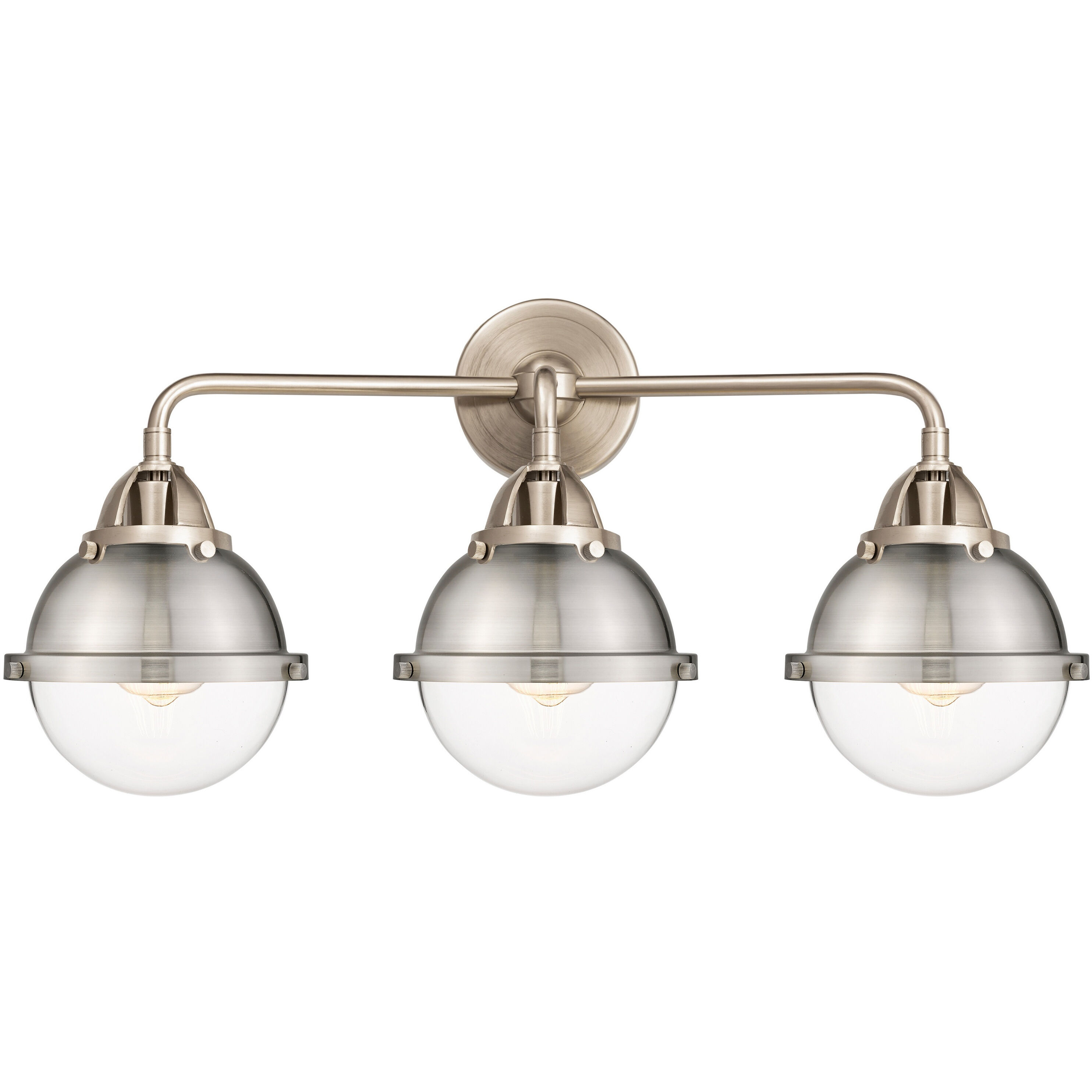 Nouveau 2 Hampden 3 Light 25.25 inch Bathroom Vanity Light