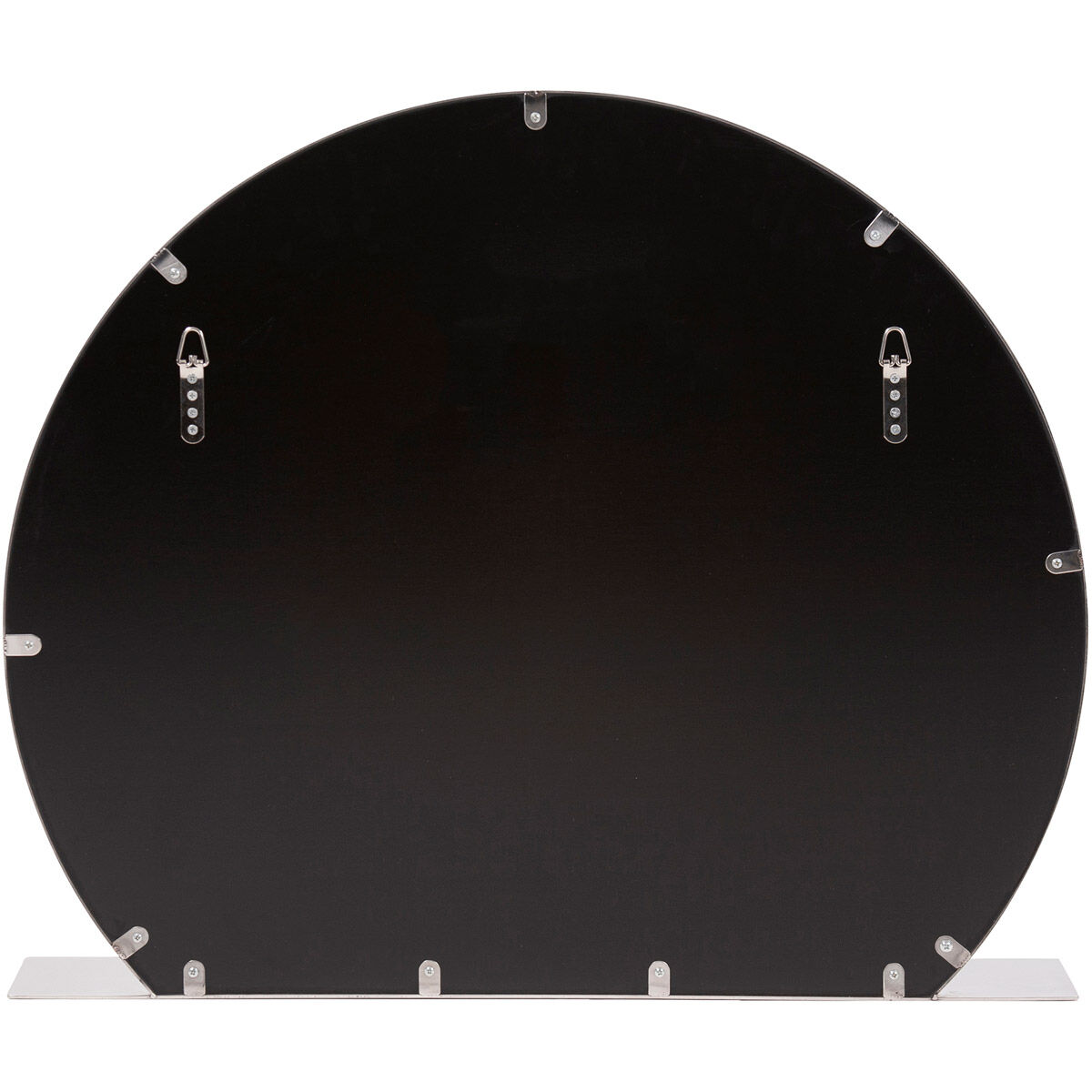 Marion 30 X 25 inch Polished Stainless Steel Wall Mirror, with Shelf