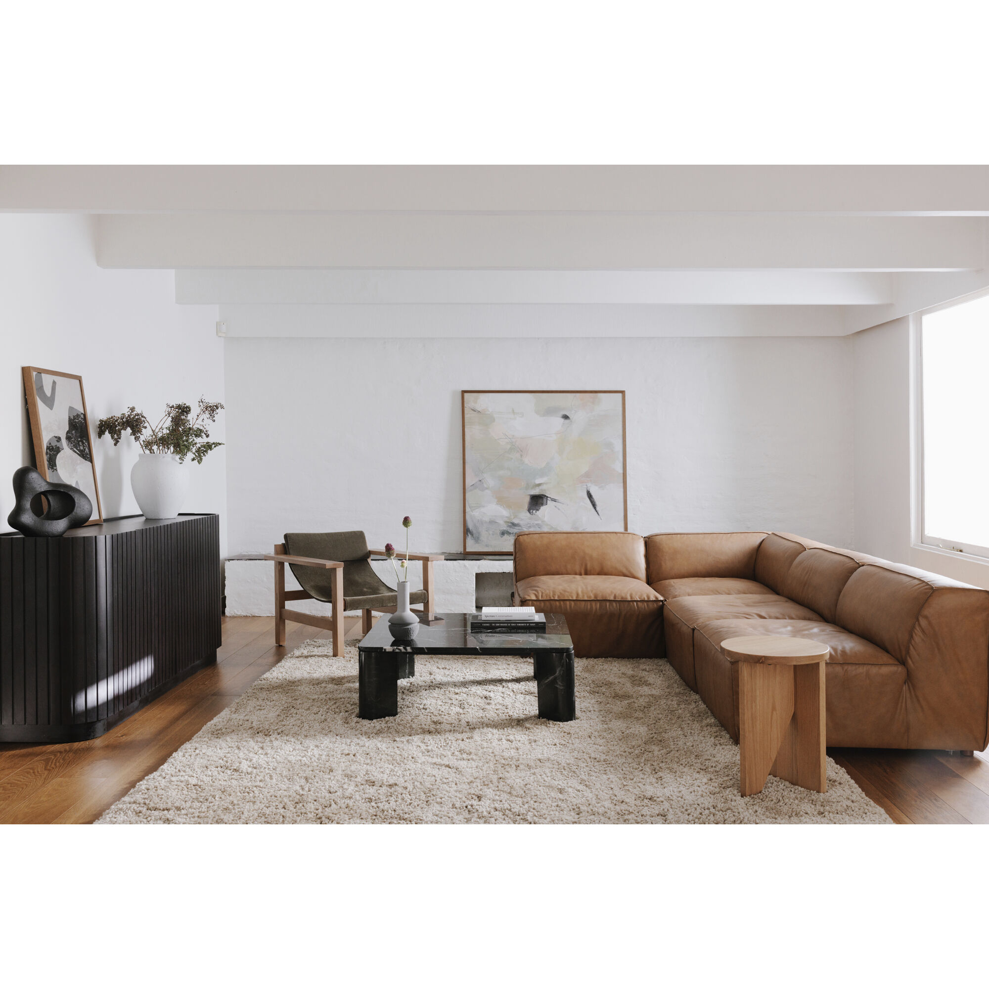 Form Sonoran Tan Slipper Chair