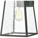 Meditterano 1 Light 18 inch Matte Black Outdoor Sconce