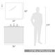 Orwell 1 Light 9 inch Matte Black Bath Vanity Wall Light