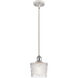 Ballston Niagra LED 7 inch White and Polished Chrome Pendant Ceiling Light, Ballston