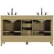 Virginia 60 X 35 inch Honey Brown Bathroom Vanity Cabinet