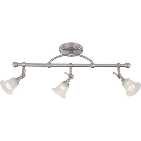 Surrey 3 Light 120V Brushed Nickel Track Lighting Ceiling Light