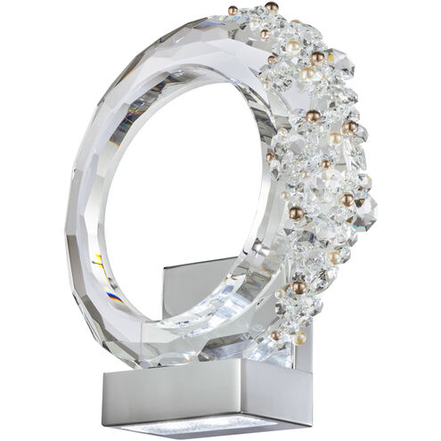 Forever Serenity LED 3.6 inch Polished Chrome ADA Wall Sconce Wall Light, Left Accent