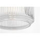 C&M by Chapman & Myers Barstow 1 Light 4.5 inch Polished Nickel Bath Vanity Wall Light