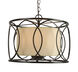 YS Series 16 inch Pendant Ceiling Light, Bronze Frame