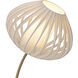 Bloom 72 inch 9 watt Weathered Brass Floor Lamp Portable Light
