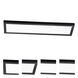 Delgado LED 24 inch Black Linear Flush Mount Ceiling Light in 120V