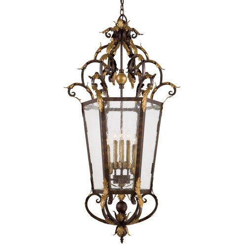 Zaragoza 8 Light 25.75 inch Golden Bronze Foyer Pendant Ceiling Light