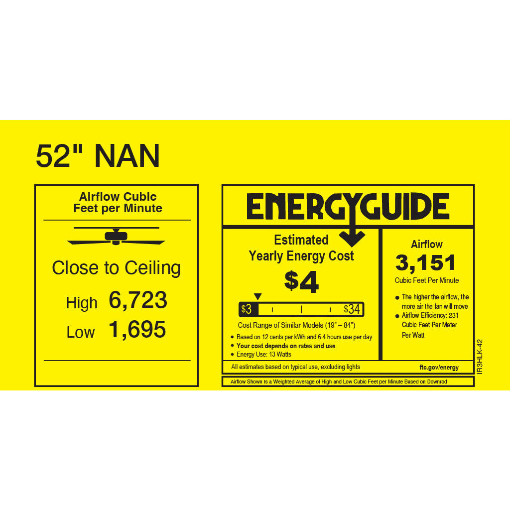 Atlas Nan 52 inch Textured Bronze with Walnut Tone Blades Ceiling Fan