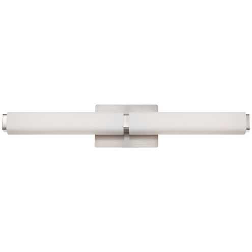 Vogue LED 27 inch Brushed Nickel Bath Vanity & Wall Light in 2700K