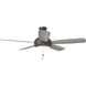 Discus Classic 52 52 inch Aged Pewter with Light Grey Weathered Oak Blades Ceiling Fan