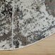 Hadim Black/Grey Rug in 5 Round