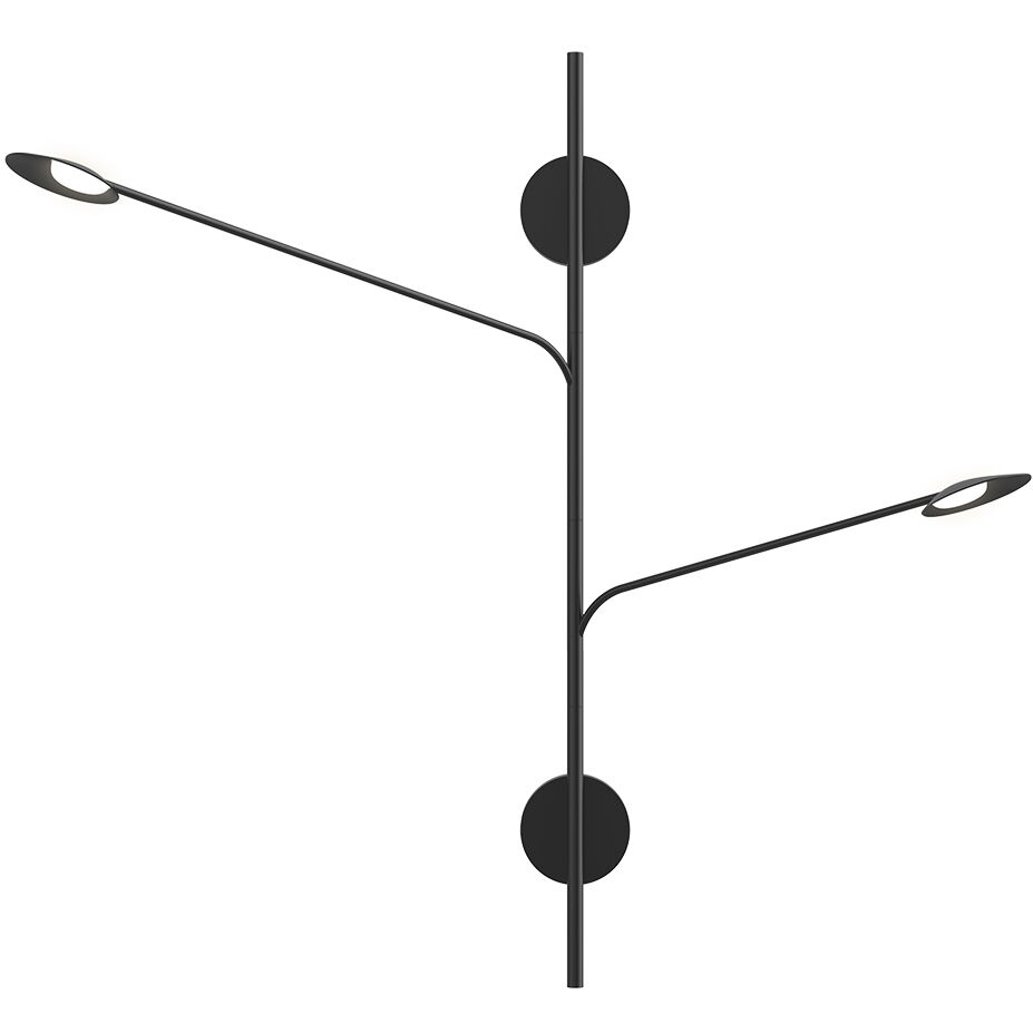 Rotaire LED 4.63 inch Black Wall Sconce Wall Light