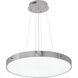 Canada LED 24 inch Chrome LED Chandelier Ceiling Light