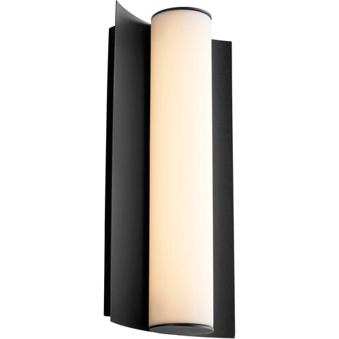 Wave LED 6 inch Black Sconce Wall Light