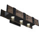Pago LED 33 inch Black Vanity Light Wall Light