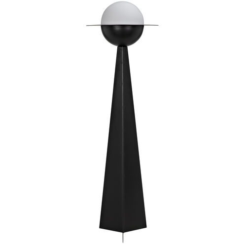 Saturn 65 inch 25.00 watt Matte Black Floor Lamp Portable Light