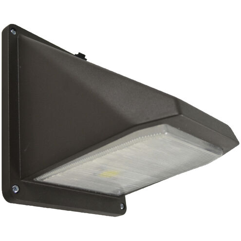 Ontario LED 7 inch Black Outdoor Wall Mount, Medium