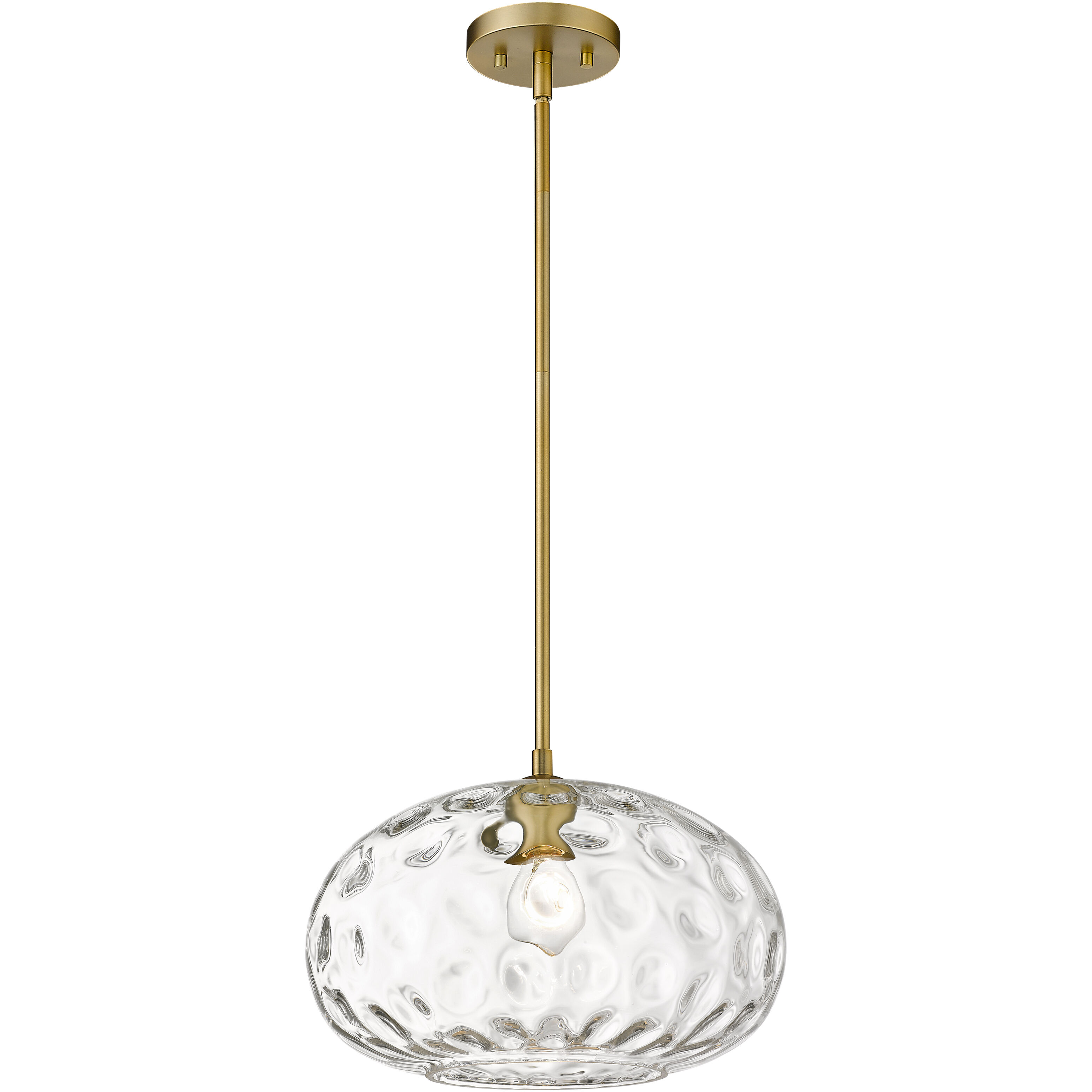 Chloe 1 Light 14 inch Olde Brass Pendant Ceiling Light