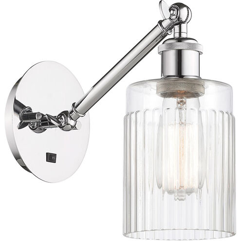 Ballston Hadley LED 5.3 inch Polished Chrome Sconce Wall Light in Clear Glass